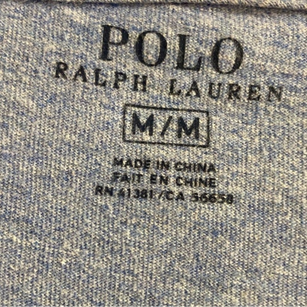 Polo Ralph Lauren Blue Long Sleeve Shirt men Medium - Picture 5 of 6